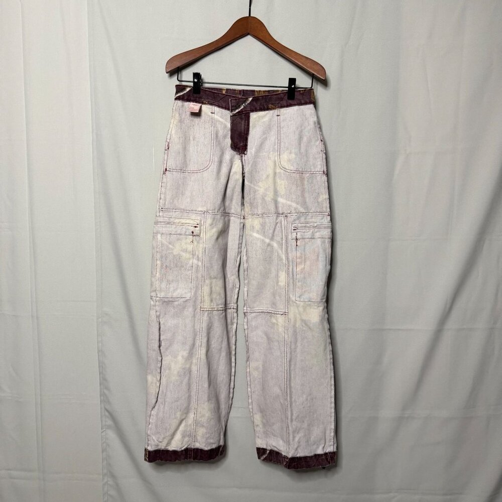 REVICE Purple Cargo Flare Jeans - Picture 10 of 15